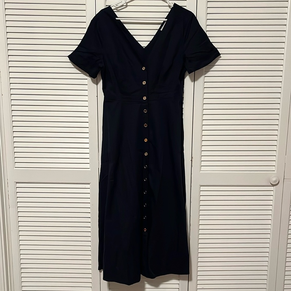 Tuckernuck Navy Kate Maxi Dress